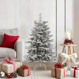 vidaXL Christmas Ball Set 50 pcs LED Transparent Ø 5 cm Plastic