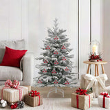 vidaXL Christmas Ball Set 50 pcs LED Transparent Ø 5 cm Plastic