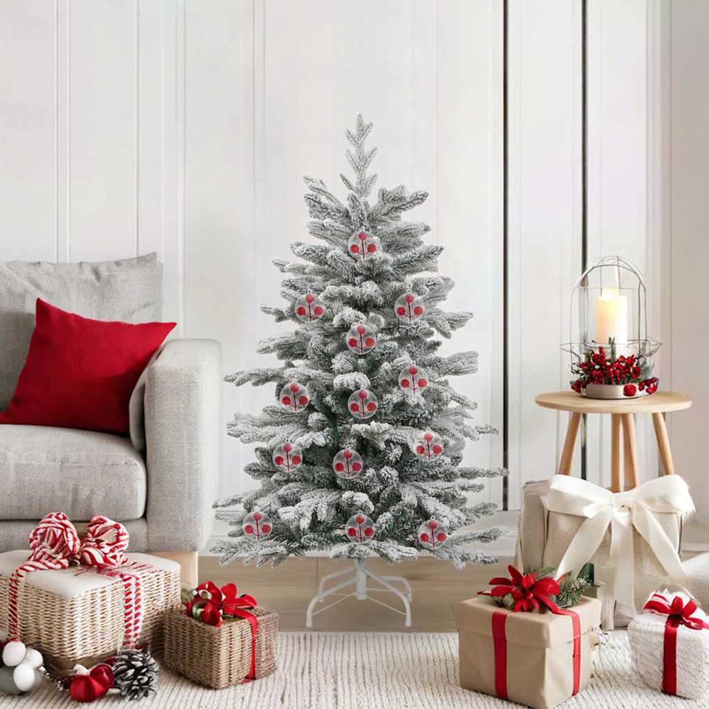 vidaXL Christmas Ball Set 50 pcs LED Transparent Ø 5 cm Plastic