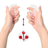 vidaXL Christmas Ball Set 50 pcs LED Transparent Ø 5 cm Plastic