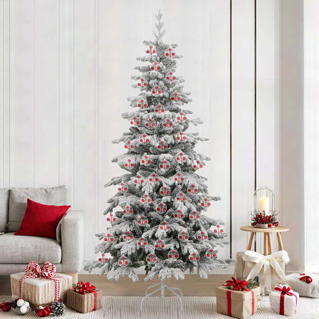 vidaXL Christmas Ball Set 50 pcs LED Transparent Ø 5 cm Plastic