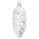 vidaXL Kerstdennenappelbal 40 pcs Zilver Kunststof