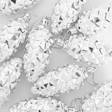 vidaXL Kerstdennenappelbal 40 pcs Zilver Kunststof