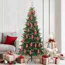 vidaXL Kerstdennenappelbal 40 pcs Zilver Kunststof