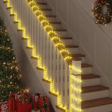 vidaXL Rope Light with 120 LED Warm White 5 m PVC