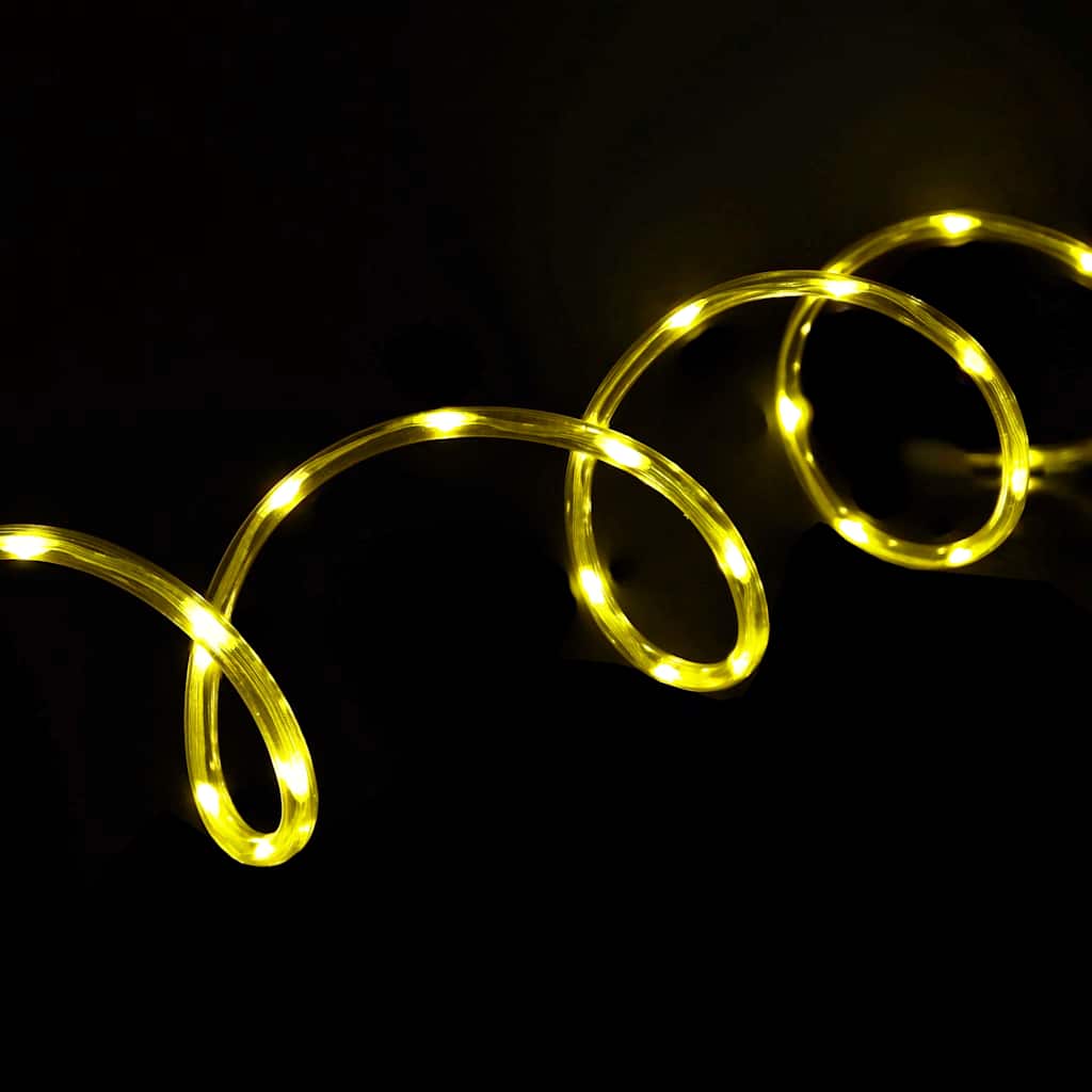 vidaXL Rope Light with 120 LED Warm White 5 m PVC