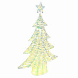 vidaXL Kerstboom met 120 LED Warmwit 120,5 cm PET