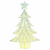 vidaXL Kerstboom met 120 LED Warmwit 120,5 cm PET
