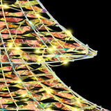 vidaXL Kerstboom met 120 LED Warmwit 120,5 cm PET