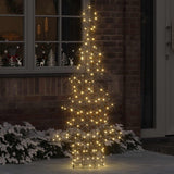 vidaXL Kerstboom met 120 LED Warmwit 120,5 cm PET