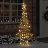 vidaXL Kerstboom met 120 LED Warmwit 120,5 cm PET