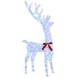 vidaXL Rendierfamilie met 300 LED 3 pcs Koudwit 68 x 26 x 127 cm Stof