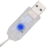 vidaXL Krans met 60 LED Warmwit 76 x 76 x 8,5 cm Acryl