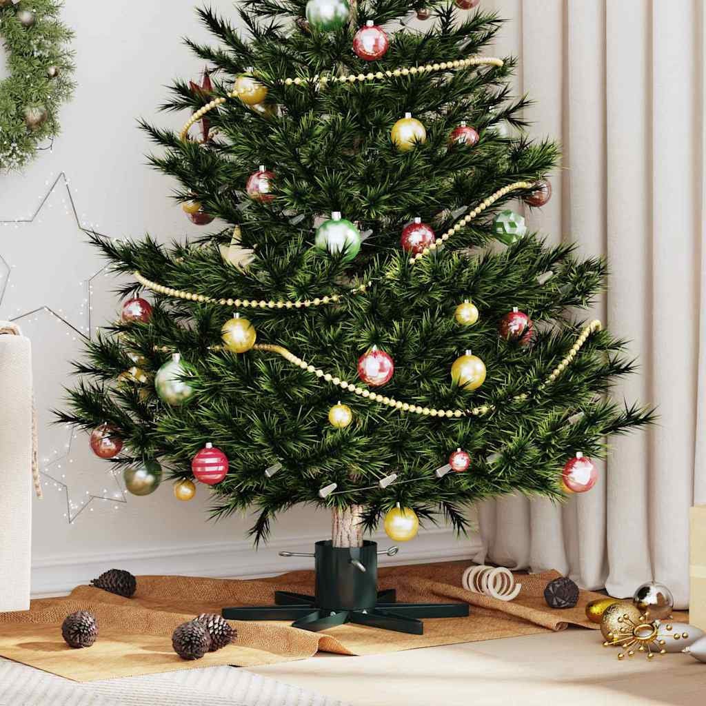 vidaXL Kerstboomstandaard 1.73 Groen 50 x 50 x 15,5 cm Staal