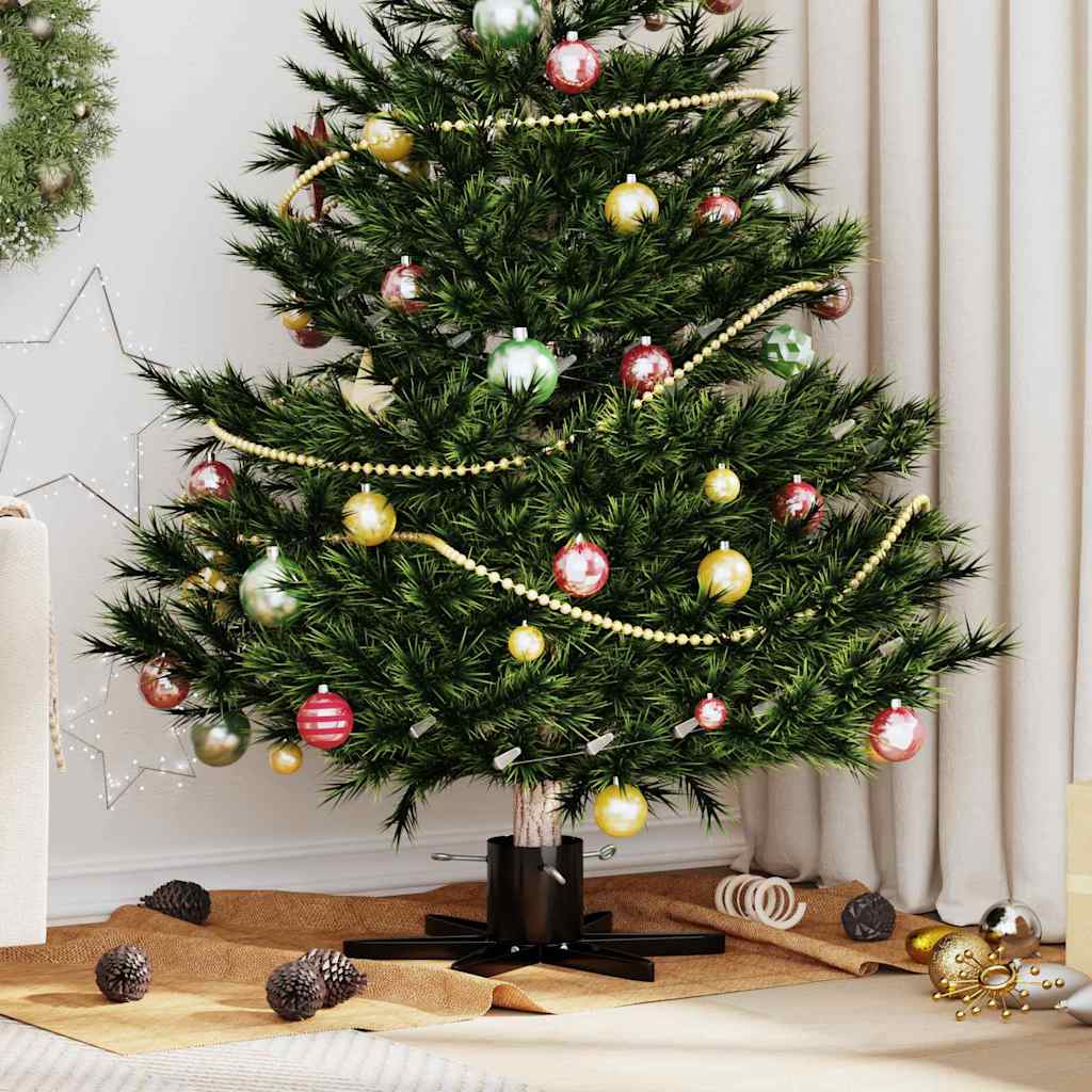 vidaXL Kerstboomstandaard 1.73 Groen 50 x 50 x 15,5 cm Staal