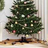 vidaXL Kerstboomstandaard 1.73 Groen 50 x 50 x 15,5 cm Staal