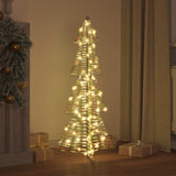 vidaXL Kerstboom met 100 LED Warmwit 120 cm PET