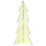 vidaXL Kerstboom met 100 LED Warmwit 120 cm PET