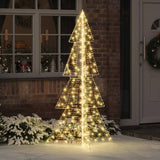 vidaXL Kerstboom met 100 LED Warmwit 120 cm PET