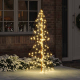 vidaXL Kerstboom met 100 LED Warmwit 120 cm PET
