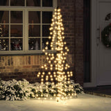 vidaXL Kerstboom met 100 LED Warmwit 120 cm PET