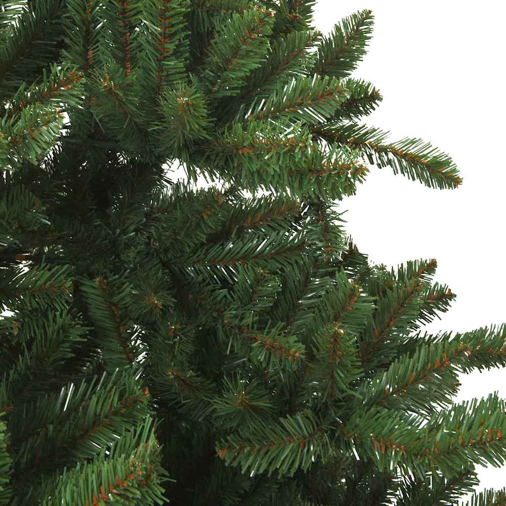 vidaXL Artificial Hinged Christmas Tree Green 150 cm PVC, steel