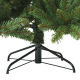 vidaXL Artificial Hinged Christmas Tree Green 150 cm PVC, steel