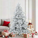 vidaXL Artificial Hinged Christmas Tree Green 150 cm PVC, steel