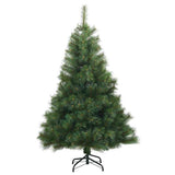vidaXL Kunstmatige Hinged Kerstboom Groen 120 cm PVC, staal