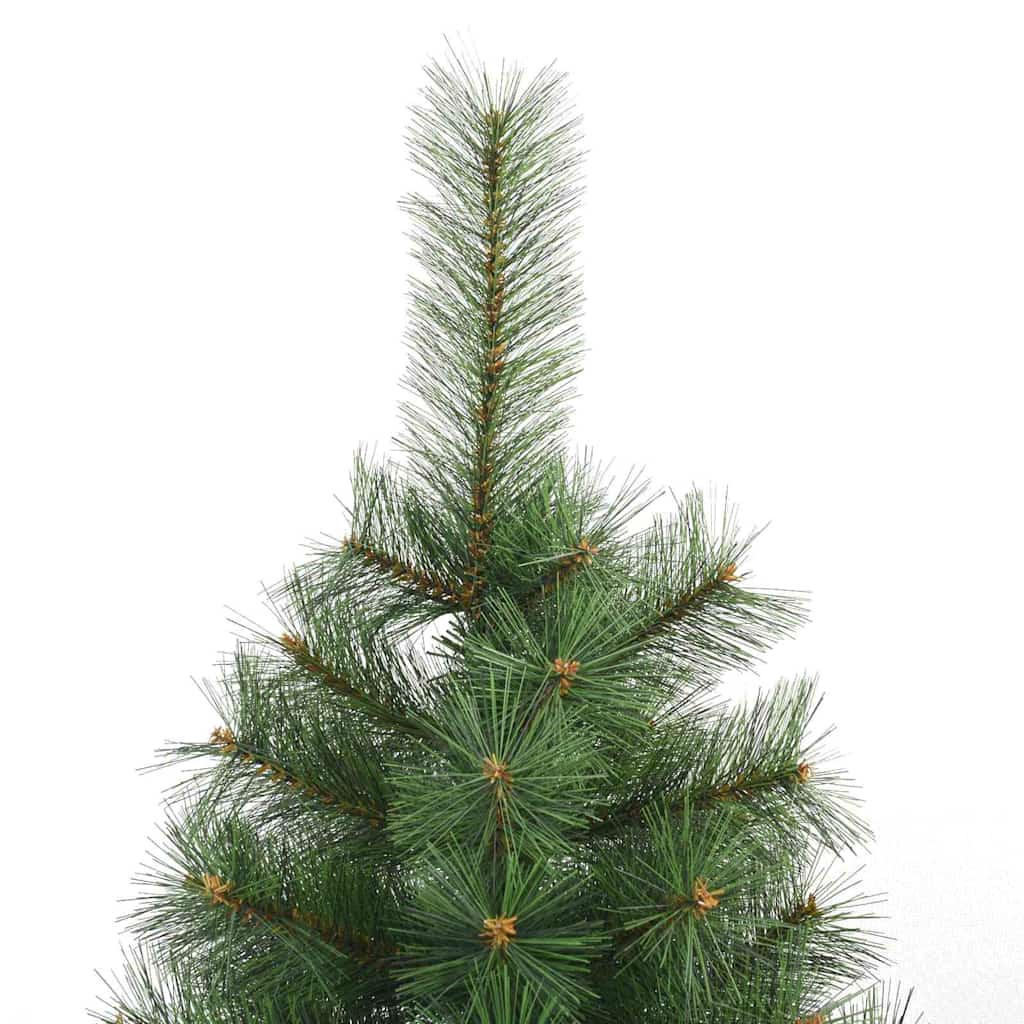 vidaXL Kunstmatige Hinged Kerstboom Groen 120 cm PVC, staal