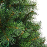 vidaXL Kunstmatige Hinged Kerstboom Groen 120 cm PVC, staal