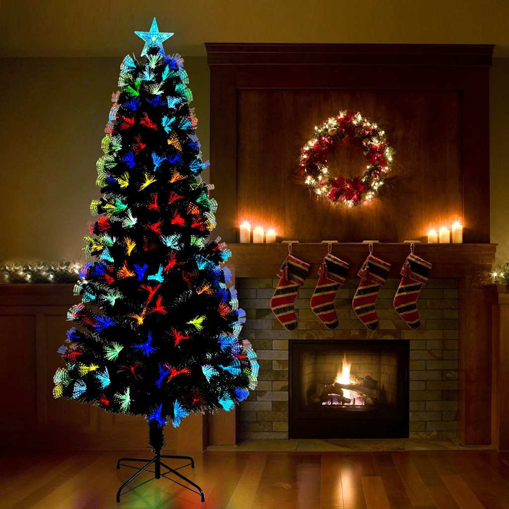 vidaXL Kunstkerstboom met 50 LED met standaard Groen 64 cm PVC