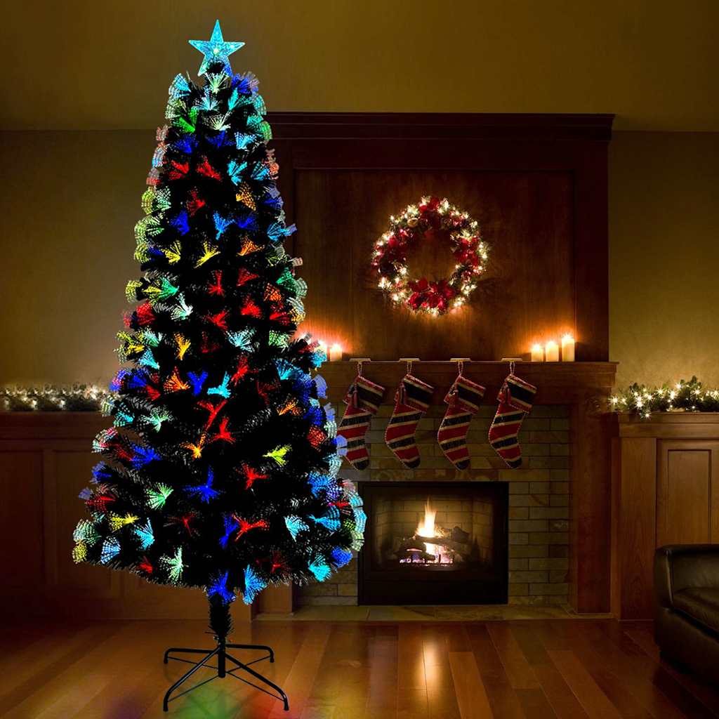 vidaXL Kunstkerstboom met 50 LED met standaard Groen 64 cm PVC