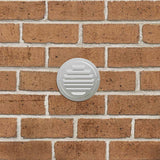 vidaXL Luchtventilatieroosters 4 pcs Zilver 80 mm Roestvrij staal