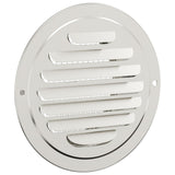 vidaXL Luchtventilatieroosters 4 pcs Zilver 80 mm Roestvrij staal