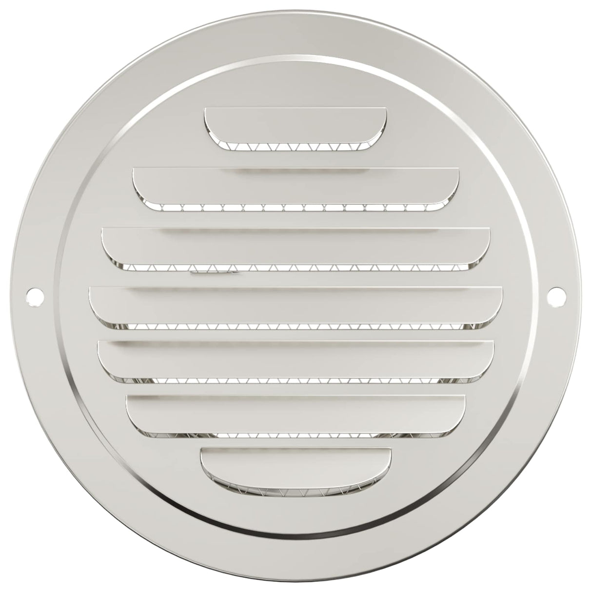 vidaXL Luchtventilatieroosters 4 pcs Zilver 80 mm Roestvrij staal