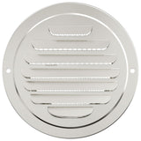 vidaXL Luchtventilatieroosters 4 pcs Zilver 80 mm Roestvrij staal