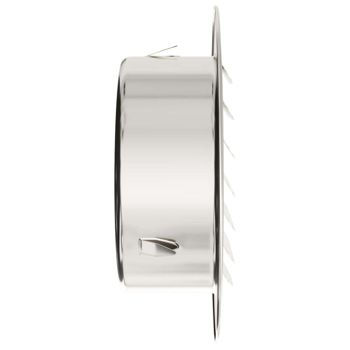 vidaXL Luchtventilatieroosters 4 pcs Zilver 80 mm Roestvrij staal