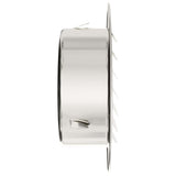 vidaXL Luchtventilatieroosters 4 pcs Zilver 80 mm Roestvrij staal