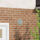 vidaXL Luchtventilatieroosters 4 pcs Zilver 80 mm Roestvrij staal