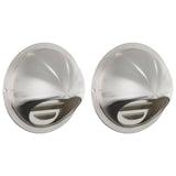 vidaXL Luchtventilatieroosters 2 pcs Zilver 80 mm Roestvrij staal
