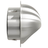 vidaXL Luchtventilatieroosters 2 pcs Zilver 80 mm Roestvrij staal