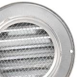 vidaXL Luchtventilatieroosters 2 pcs Zilver 80 mm Roestvrij staal