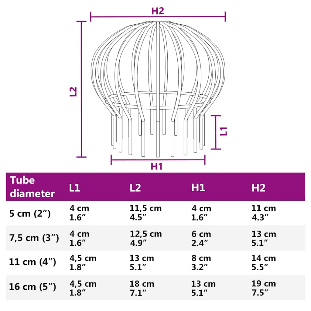 vidaXL Gootblad beschermer 2 pcs Zilver 50 mm Roestvrij staal