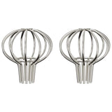 vidaXL Gootblad beschermer 2 pcs Zilver 50 mm Roestvrij staal