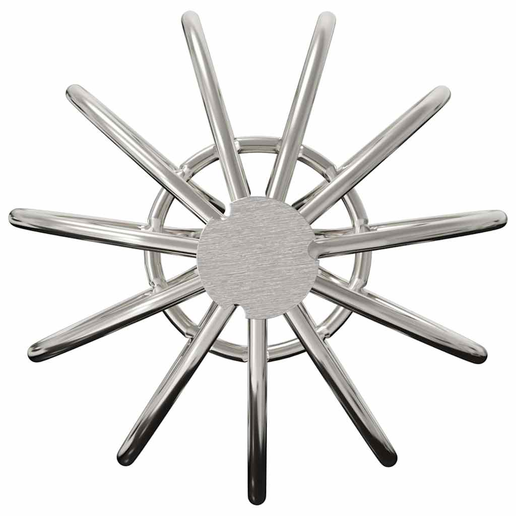vidaXL Gootblad beschermer 2 pcs Zilver 50 mm Roestvrij staal