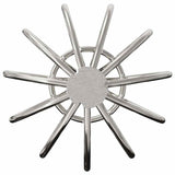vidaXL Gootblad beschermer 2 pcs Zilver 50 mm Roestvrij staal