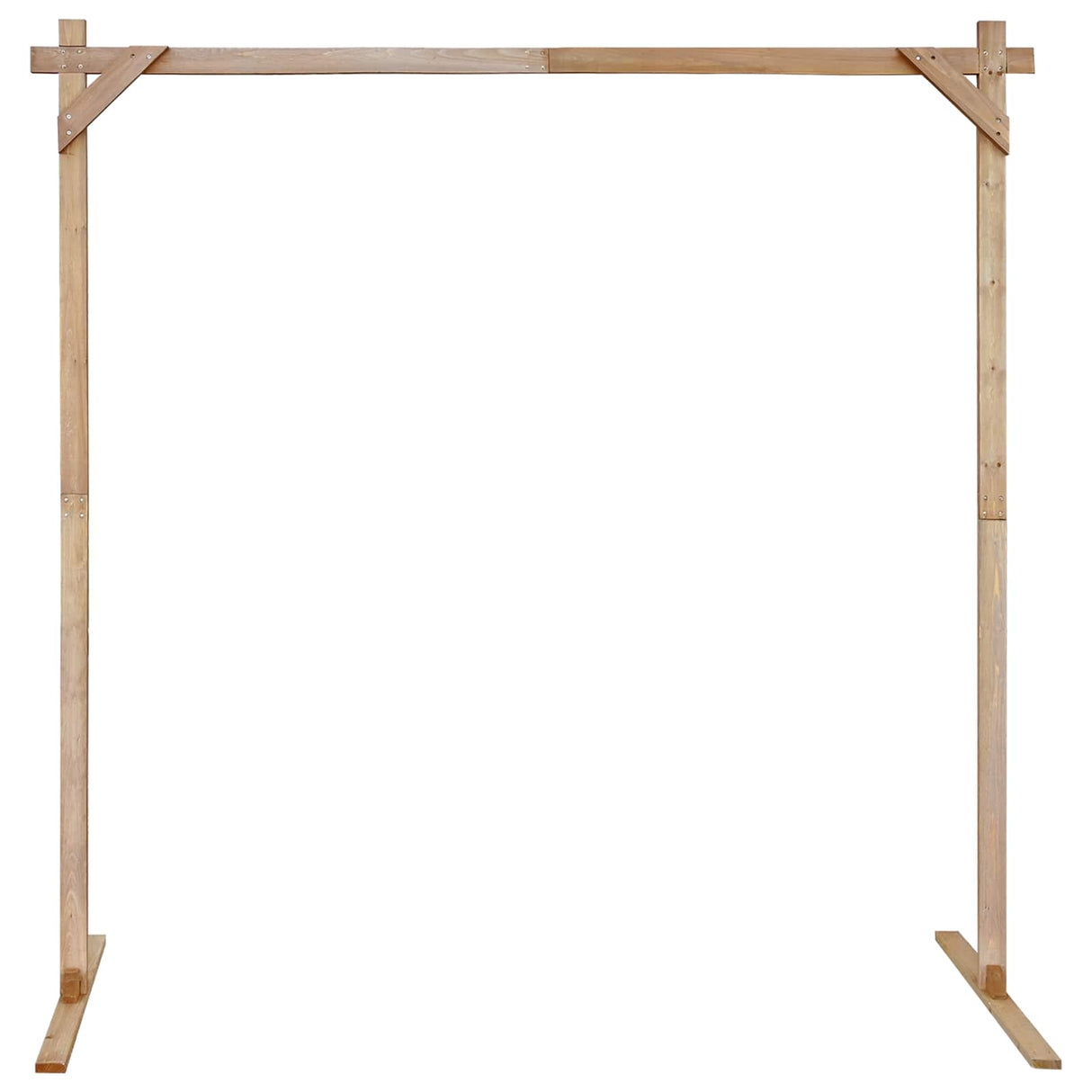 vidaXL Huwelijksboog Lichtbruin 225 x 95 x 226 cm Massief vurenhout