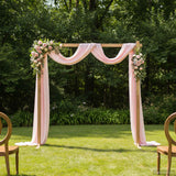 vidaXL Huwelijksboog Lichtbruin 225 x 95 x 226 cm Massief vurenhout