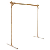 vidaXL Huwelijksboog Lichtbruin 225 x 95 x 226 cm Massief vurenhout